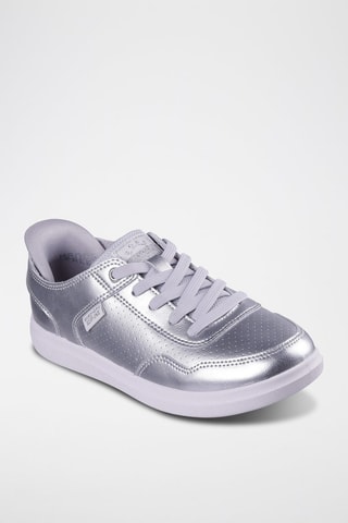 Baskets en cuir Bobs D'Vine So Hooked - Argenté