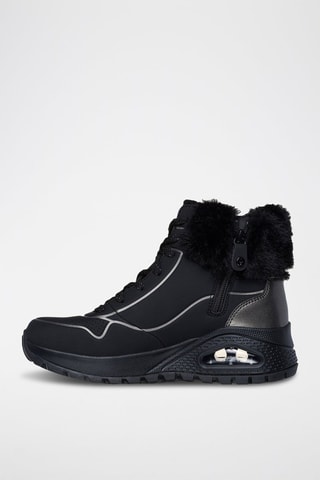 Bottines fourrées Uno Rugged Fall Shimmer - Noir