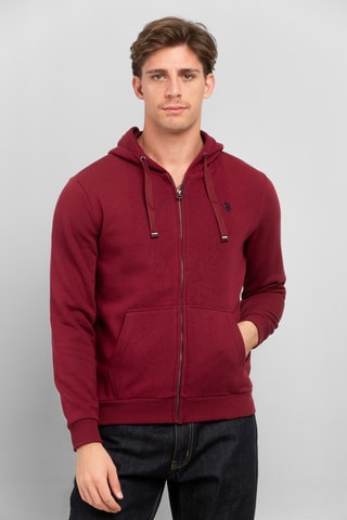 Sudadera con capucha - Rojo