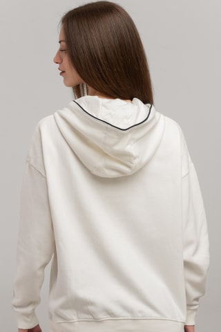 Sudadera con capucha - Blanco