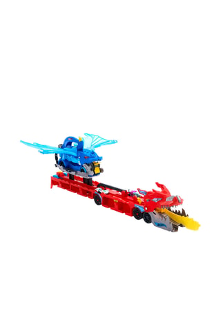Autotransportwagen met Draakcircuit Hot Wheels City - 3-delig - Vanaf 4 Jaar Willekeurig Model
