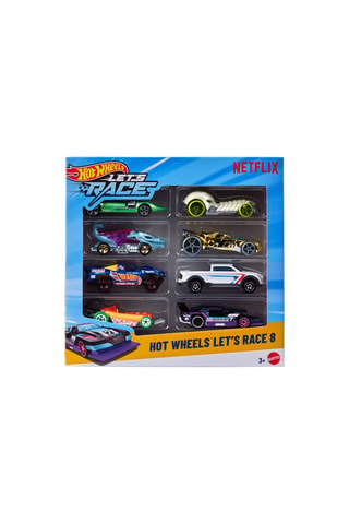 Set Mini-auto’s Hot Wheels Let's Race - 8-delig - Vanaf 3 Jaar Willekeurig Model