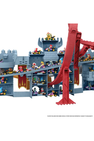 Raceset Bowser's Kasteel Mario Kart Hot Wheels - 20-delig - Vanaf 5 Jaar Willekeurig Model