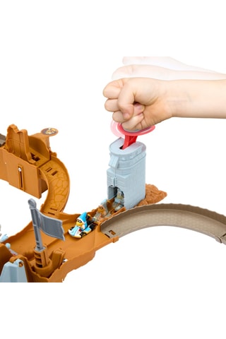 Raceset Bowser's Kasteel Mario Kart Hot Wheels - 20-delig - Vanaf 5 Jaar Willekeurig Model