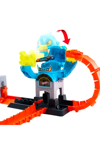 Racebaan Gorilla Aanval Hot Wheels City - 2-delig - Vanaf 4 Jaar