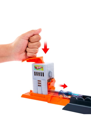 Racebaan Gorilla Aanval Hot Wheels City - 2-delig - Vanaf 4 Jaar
