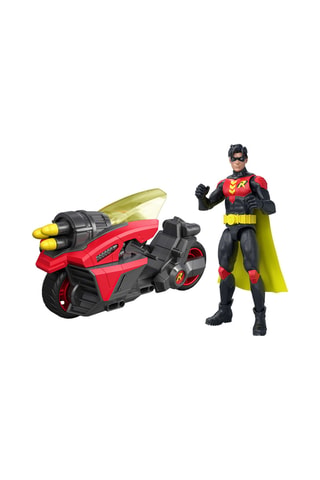 Voertuig en Beweegbaar Robin-figuur van DC Comics - 5-delig - Vanaf 4 Jaar