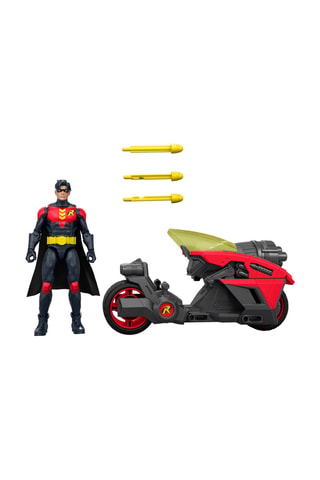 Voertuig en Beweegbaar Robin-figuur van DC Comics - 5-delig - Vanaf 4 Jaar