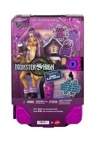 Set Monsterlijke Geheimen Clawdeen Wolf Monster HIgh - 15-delig - Vanaf 4 Jaar