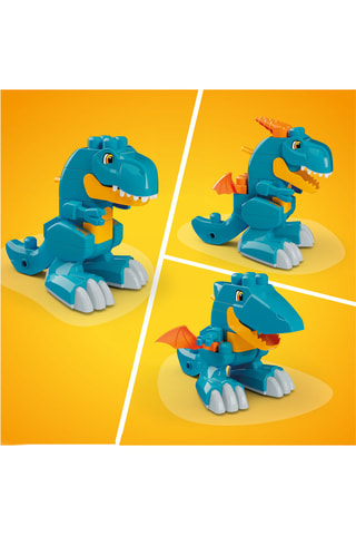 Mijn Dino 3-in-1 Bouwset - 25-delig - Vanaf 3 Jaar