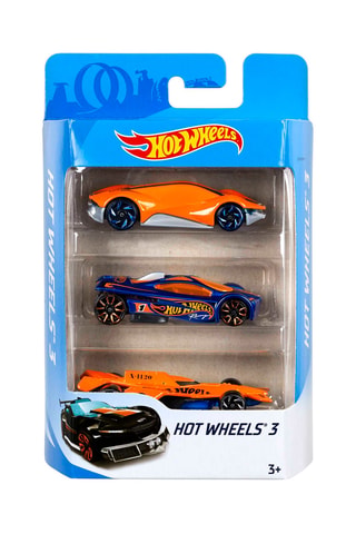 Set van 3 Auto’s Hot Wheels - Vanaf 3 Jaar Willekeurig Model