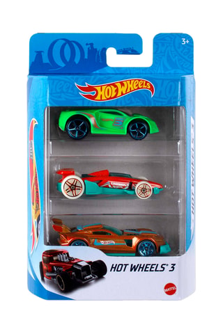 Set van 3 Auto’s Hot Wheels - Vanaf 3 Jaar Willekeurig Model