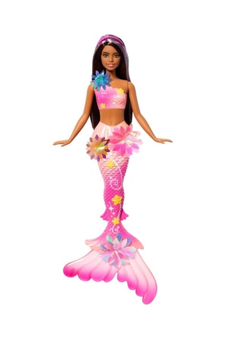 Zeemeermin Magische Bloem Pop met lang bruin haar Barbie - Vanaf 36 Maanden