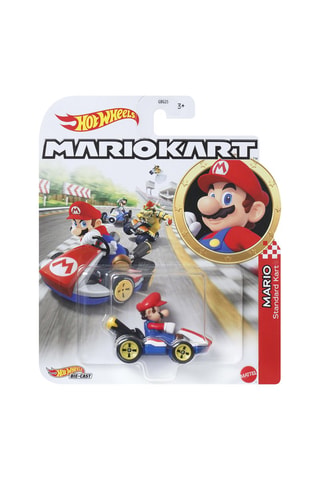 Assortiment van Hot Wheels Mario Kart Mattel figuren - Willekeurig Model - Vanaf 3 Jaar