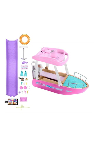 Droomboot met Zwembad en Glijbaan Barbie® - Vanaf 3 Jaar