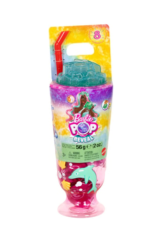 Pop Pop Reveal Série Sea Slushy Barbie - 8-delig - Vanaf 3 Jaar