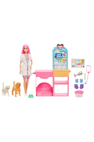 Set Dierenarts Barbie - Vanaf 4 Jaar