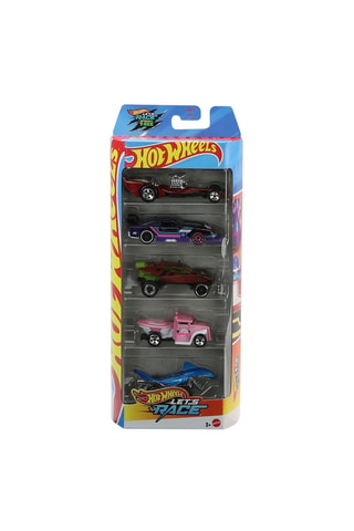 5 Voertuigen Let’s Race Hot Wheels® - Vanaf 3 Jaar