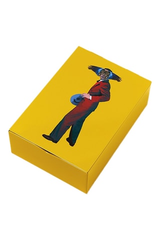 Doosje Mister Wing - 17,3 x 12 x 5,5 cm - Geel