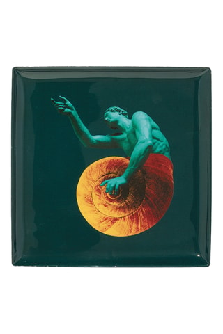 Opbergbakje Helix - 18 x 18 cm - Groen
