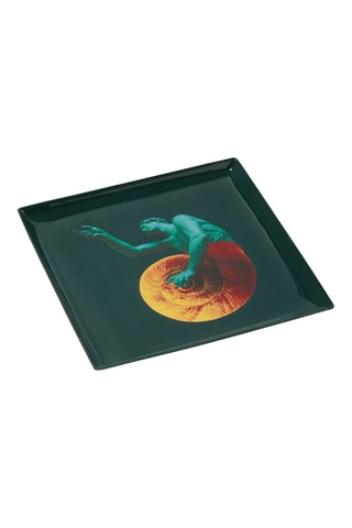 Opbergbakje Helix - 18 x 18 cm - Groen