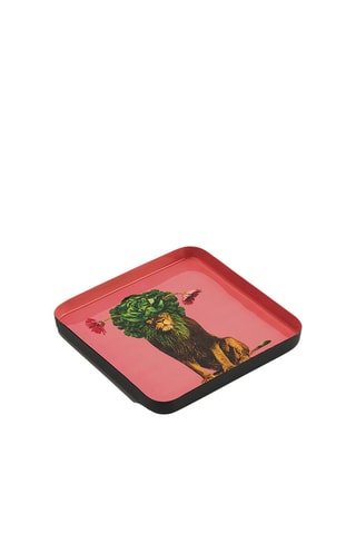 Opbergbakje Leo - 15 x 15 cm - Roze