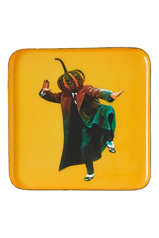 Opbergbakje Karaté Courge - 15 x 15 cm - Geel