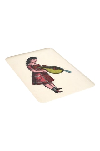 Opbergbakje Giselle - 14 x 21,5 cm - Wit
