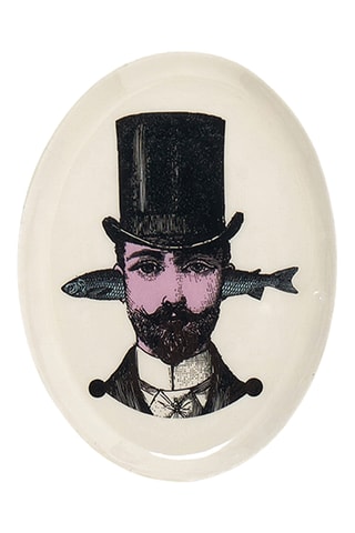 Opbergbakje Aristo Fish - 8,5 x 12 cm Wit