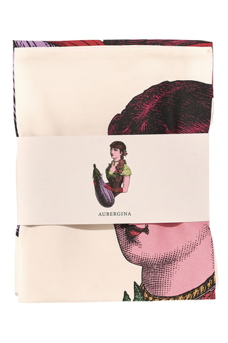 Theedoek Aubergina - Roze