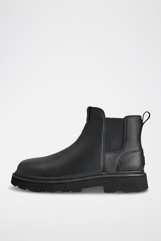 Bottines Chelsea de randonnée en cuir - Noir