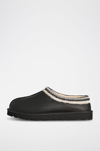 Chaussons en cuir Tasman - Noir