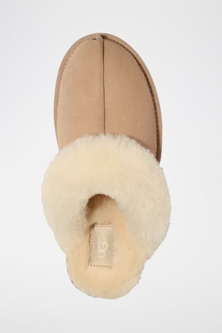 Pantoufles fourrées en nubuck Scuffette II - Beige
