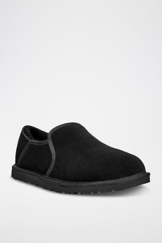 Slip-on fourrés en nubuck Kenton - Noir
