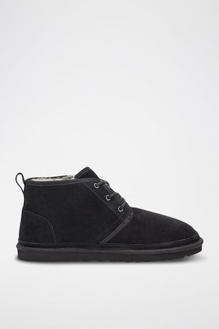 Boots fourrés de randonnée en nubuck Neumel - Noir