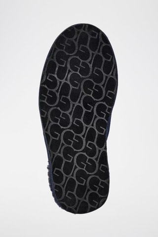 Pantoufles fourrées en nubuck Scuff - Bleu