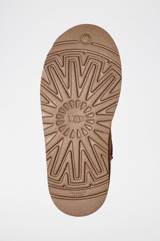 Bottines fourrées plateformes en nubuck K-Classic Mini Noir - Marron