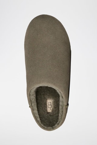 Sabots fourrés en nubuck Elea - Vert