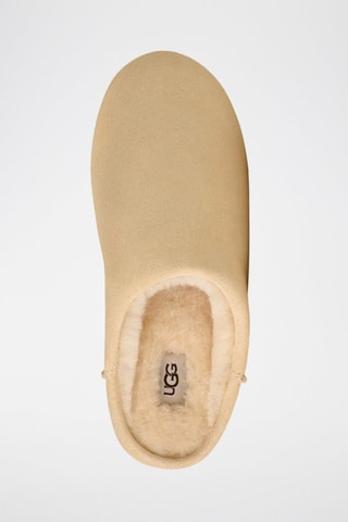 Sabots fourrés en nubuck Elea - Beige