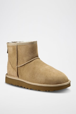 Botins em couro Classic mini II - Bege - Bege