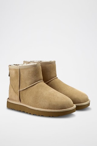 Botins em couro Classic mini II - Bege - Bege