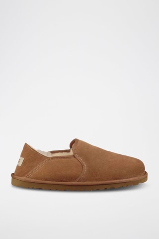 Slip-on fourrés en nubuck Kenton - Marron