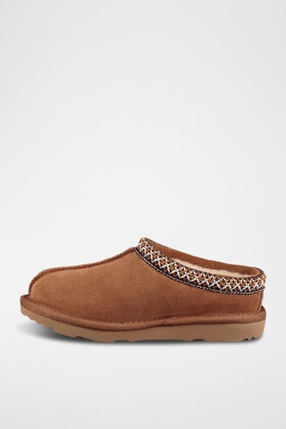Mules fourrées en nubuck K-Tasman II - Marron