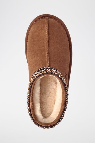 Mules fourrées en nubuck K-Tasman II - Marron