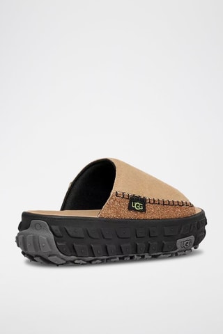 Mules plateformes en cuir Venture Daze UGG - Marron