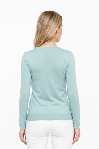 Cárdigan 35 % cachemir, 35 % seda y 30 % lana - Azul marino