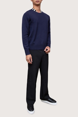 Pull en laine et cachemire Noland - Bleu