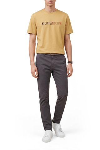 T-shirt Ellison Emb - Rood en geel
