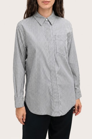 Chemisier Relaxed Fit  - Blanc