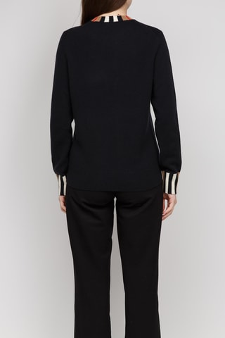 Pull en laine et cachemire Eyre - Noir